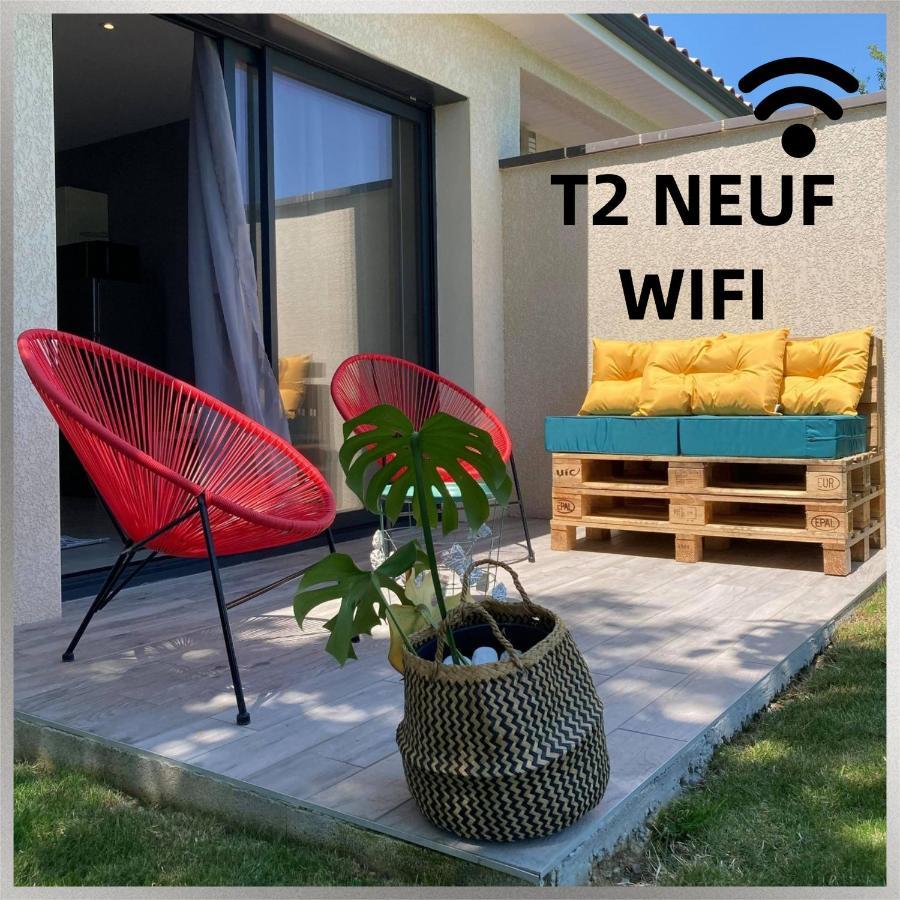 Les Jardins d'Oc - Wifi, Terrasse et Jardinet - Appart T2 neuf Soual Extérieur photo